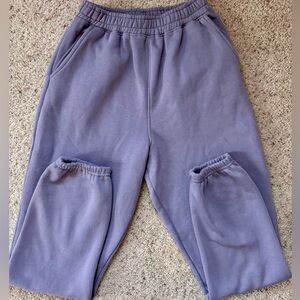 Missguided Gray Fleece Joggers